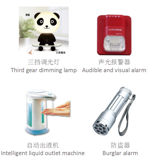 功能性MCU,IO系列市场领域 8bit MCUIO系列市场领域 8bit MCU